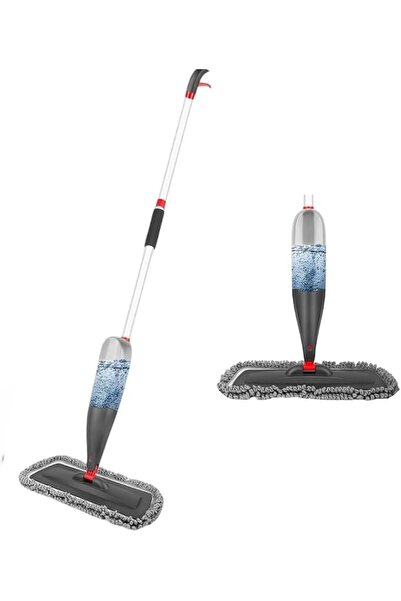 Generic Spray Mop with Reusable Microfibre Pad, Machine Washable, 800ml Refil...