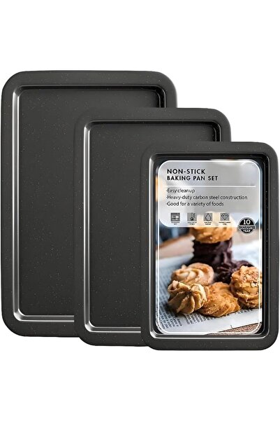 GENERAL Carbon Steel Baking Sheet Pan Set, Cookie Sheet for Oven, Bakeware Se...