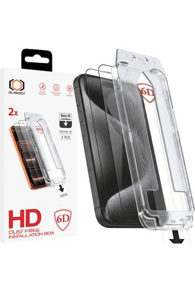 tel protect 2.5D Πλήρους Κόλλησης Ματ Πλήρους Κάλυψης Σκληρυμένο Γυαλί 2 Τεμά...