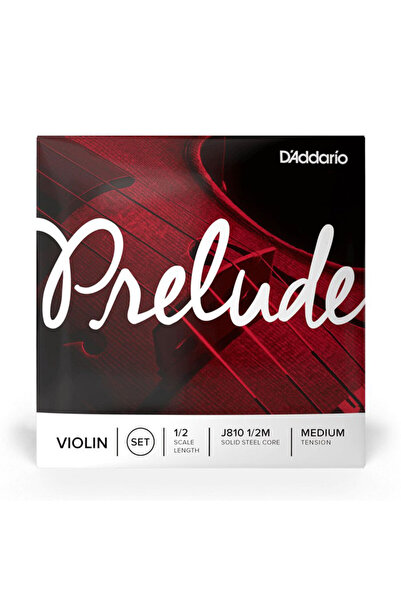 Daddario D'Addario J810 1/2M - Σετ χορδών βιολιού Prelude 1/2, Μέτρια Τάση