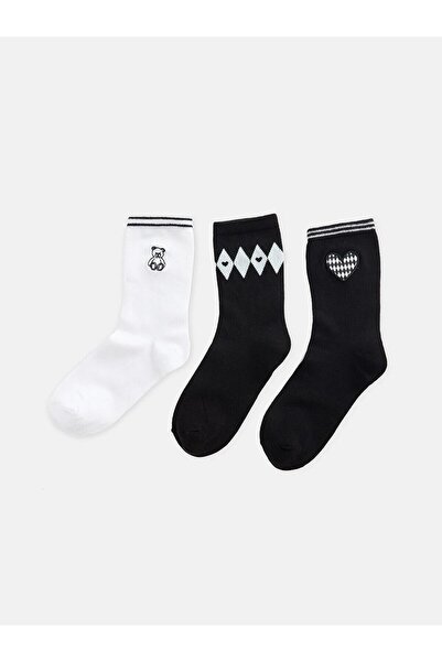 LC Waikiki Patterned Women's Socks 3-Pack (W6)