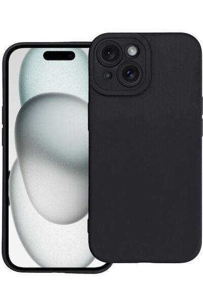 matt Μαύρη Θήκη Πλάτης Σιλικόνης (iPhone 13 Pro)