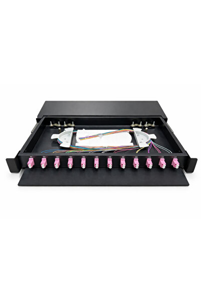 OEM Patchpanel ODF 12 LC/UPC duplex multimod OM4 Telix (24 fibre)