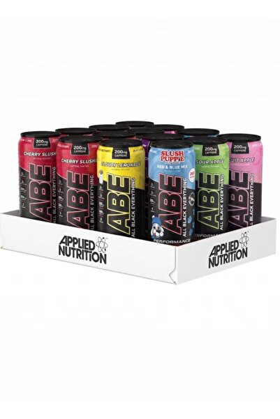applied nutrition ABE Pre Workout Cans - All Black Everything Energy + Perfor...