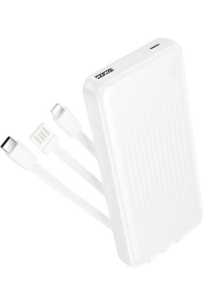 Borofone BJ79 Power Bank 10000mAh με θύρα USB-A Λευκό