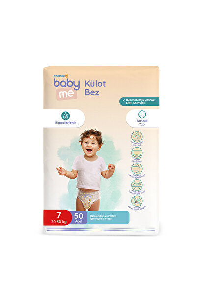 Baby&Me baby me Külot Bez XXLarge 7 Numara 20-30 kg - 50 Adet