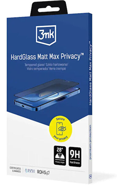 3MK Αντι-καταγραφικό Ματ Σκληρυμένο Γυαλί Apple iPhone 18 Pro Max