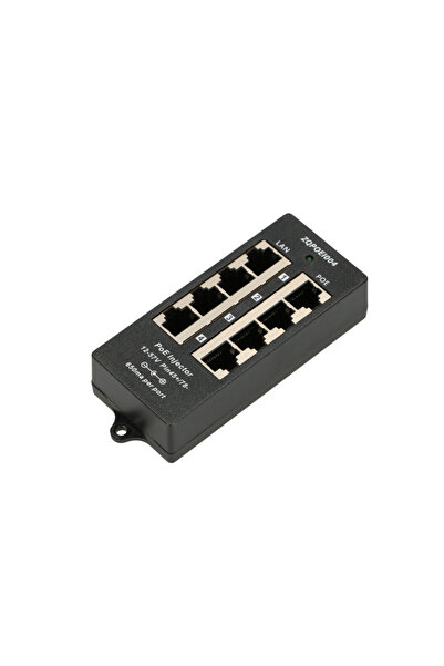 OEM Injector PoE Extralink cu 4 porturi 4x RJ45 100Mb/s