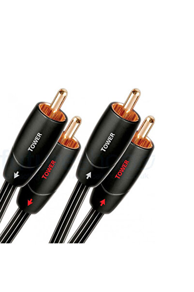 AudioQuest Καλώδιο Σύνδεσης Ήχου Tower 2x RCA αρσενικό - 2x RCA αρσενικό 1μ