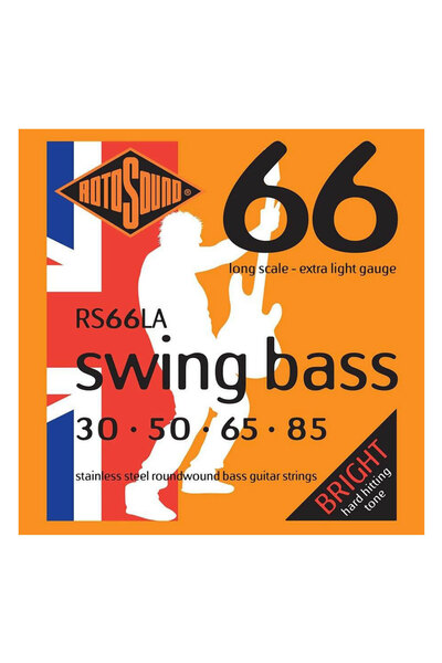 Rotosound RS66LA Swing Bass 30-85 - Σετ χορδών για 4χορδο ηλεκτρικό μπάσο