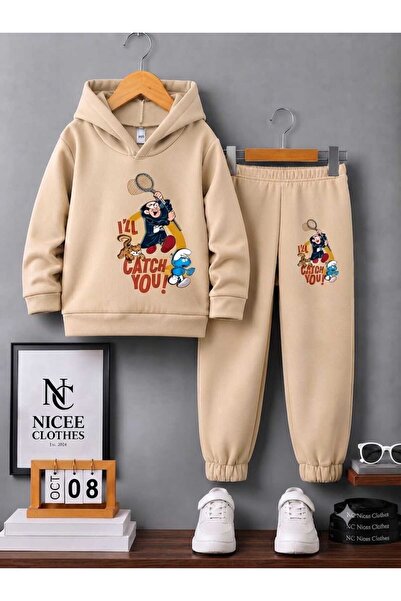Leto Lykia Children's Tracksuit Unisex (Gargamel Winter Print)