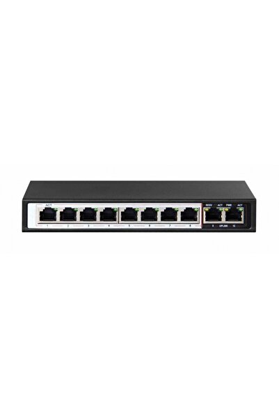 Extralink CERES |   Switch PoE |   8x 100Mb/s PoE/PoE+, 2x RJ45 Uplink 100Mb/...