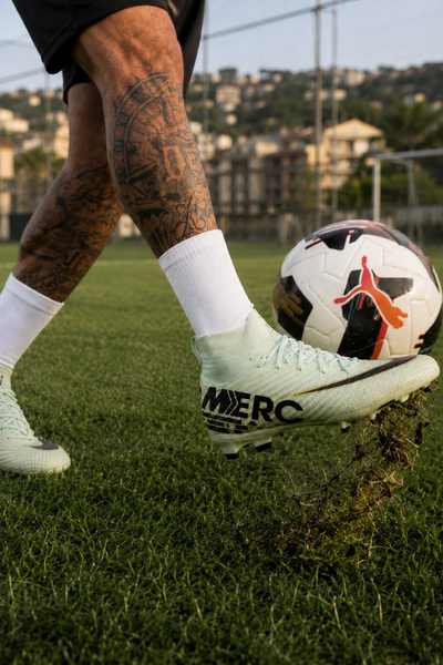IN-STEP Vortex Football Cleats with Socks, Ankle Laces, and Gear Sole for Car...