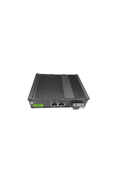 OEM Switch Industrial POE 2 Porturi Rj45 Gigabit + 1 Port Optic tip B Gigabit...