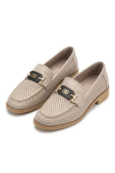 Mammamia 7245 Beige Genuine Casual Shoes