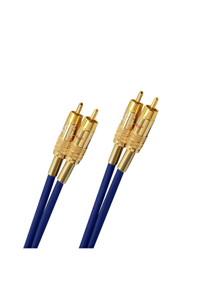 OEHLBACH NF 1 Master 2m - Καλώδιο Σύνδεσης Ήχου 2 x RCA – 2 x RCA 2μ Μπλε
