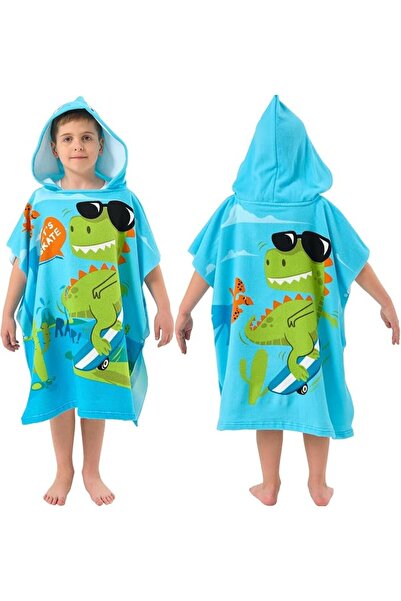 GENERAL Tzowlec Beach Towels with Hood for Kids Quick Dry Lightweight Soft Ab...