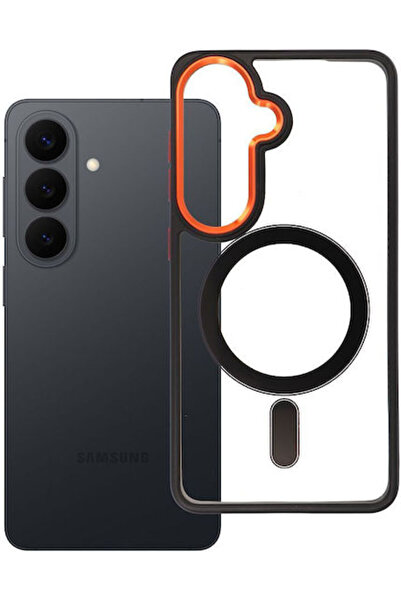 OEM Κάλυμμα Πλάτης Color Edge Mag από Πλαστικό / Σιλικόνη, Μαύρο (Galaxy S26 ...