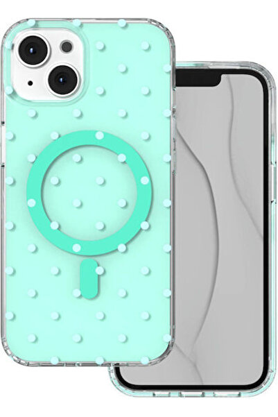 Green Θήκη Mag με Φουσκωτά Σημεία για iPhone 13 14 6 1 "
