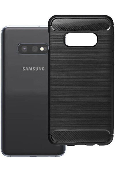 OEM Carbon 2.0 Πίσω Θήκη Σιλικόνης Μαύρη (Galaxy S10e)