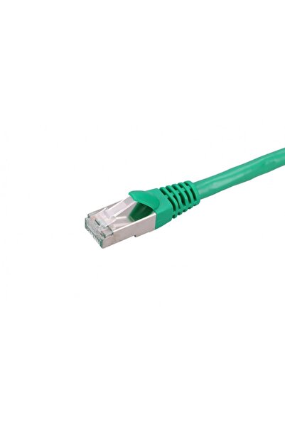 Extralink Cablu patch cupru CAT6 FTP 1 metru Gigabit Verde