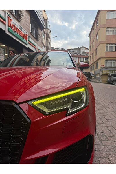 ARKT STİCKER Audi A3 8V Makyajlı Kasa Gündüz Led 2016-2020 Açık Sarı
