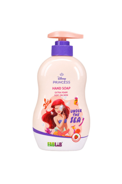 Fab lab Disney Princess Hand Soap for Kids Strawberry Scented by Fab Lab - 450ml