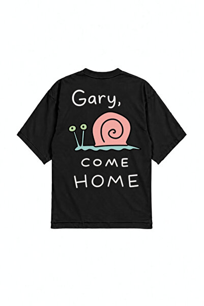 genosha Μπλουζάκι COME HOME Oversize με στάμπα Gary