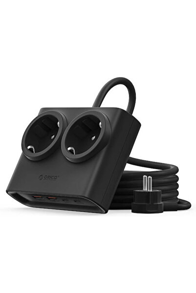 Orico PDC25 Πολύπριζο 2 Υποδοχές με 2 USB-A, 2 USB-C και Καλώδιο 1.6μ