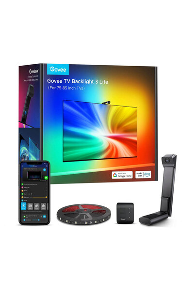 Govee Οπίσθιος φωτισμός τηλεόρασης 3 Lite H6099 (75-85 ιντσών) - Οπίσθιος φωτ...