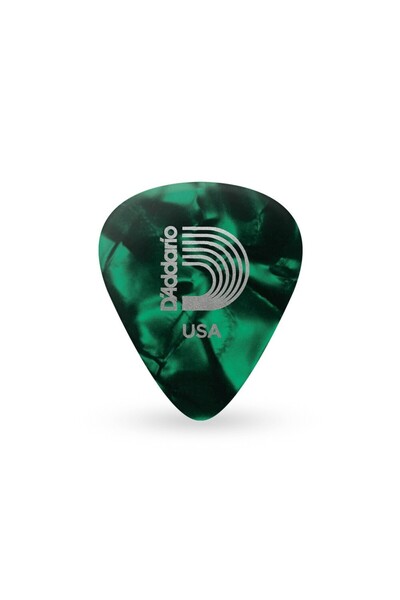 Daddario D'Addario 1CGP4 Πράσινο Περλέ Κυτταροειδές - Πέννα Μεσαία (.70mm)