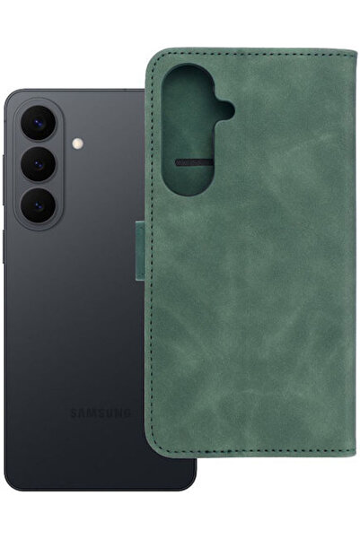 Partner Tele Green Θήκη Βιβλίου από Συνθετικό Δέρμα (Galaxy S26+)