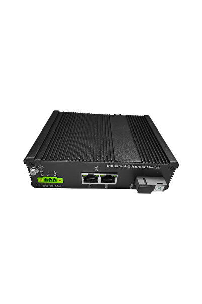 OEM Switch Industrial POE 2 Porturi Rj45 100Mb + 1 Port Optic tip B 100Mb OFS...