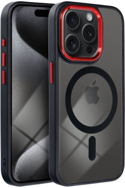 OEM Κάλυμμα Πλάτης Color Edge Mag από Πλαστικό / Σιλικόνη, Μαύρο (Galaxy S26+)