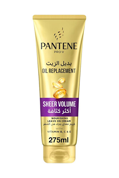Pantene كريم برو-في للعناية بالشعر مع فيتامينات B وC وD، كريم مغذي يترك على ا...