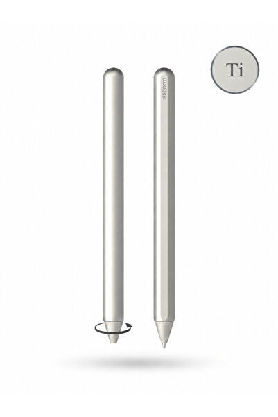 Stilform Aeon Ballpoint Pen Titanium Case, Titanium Matt
