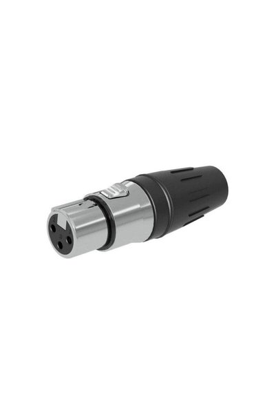 SEETRONIC SCHF3 - Θηλυκός σύνδεσμος XLR 3 ακίδων, από ανοξείδωτο ατσάλι