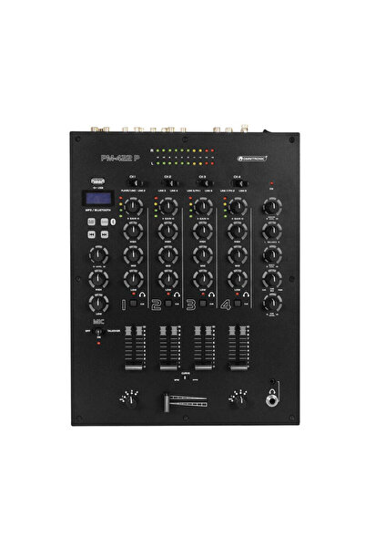 Omnitronic PM422P - Συμπαγής Μίκτης DJ 4 Καναλιών με Bluetooth & Αναπαραγωγέα...