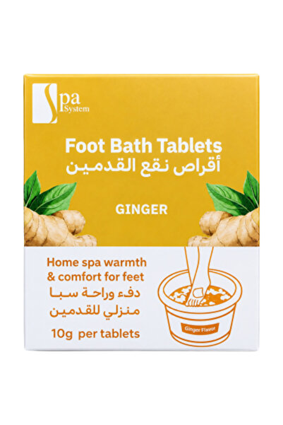 Spa System Spa system ginger foot soak tablets - 10 pieces