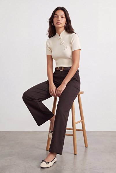 VAGGON Belted Trousers