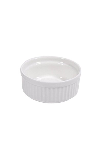 OEM Bol pentru sosuri din porțelan alb 60 ml, model reliefat