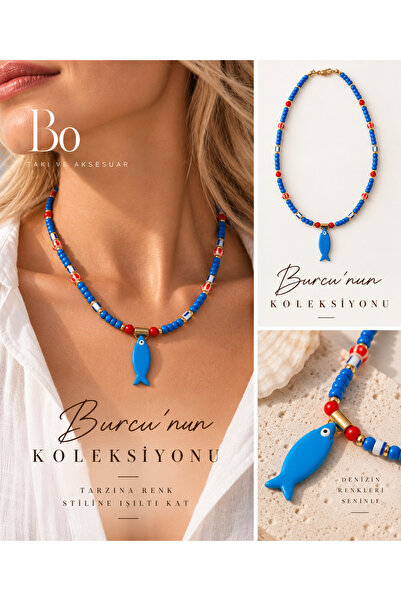 Bo Takı ve Aksesuar Fish 🐟   Design Bronze Pendant Collection of Burcu