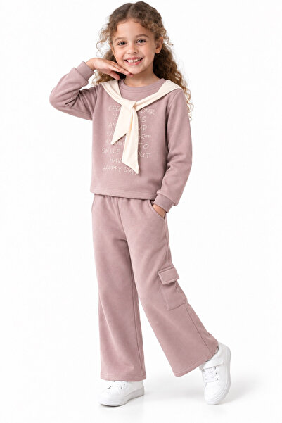 wolly woo Girl's Tracksuit Set 3 Yarn Cotton Long Sleeve