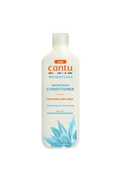 Cantu بلسم لتنعيم الشعر المموج والكيرلي بالصبار الازرق من كانتو - 400 مل