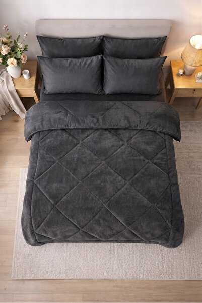 Belsina Home Çift Kişilik Çift Taraflı Welsoft Yorgan Yumuşak Doku