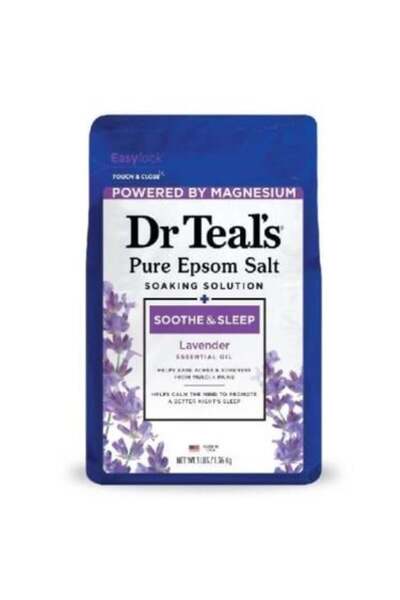 Dr Teals Sooth & Sleep Lavender Bath Salts Pure Epsom Salt by Dr. Teals - 1360g