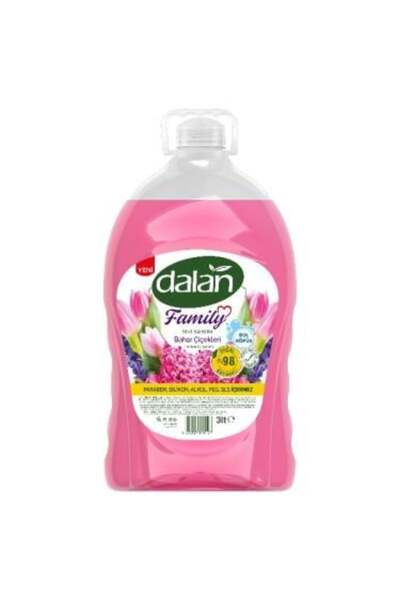 Dalan Soap liquid dalan spring flower scent family pack-3 lt
