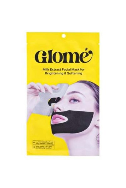 Glome ماسك وجه بالحليب لشد البشرة وتقليل التجاعيد من جلوم - 18 جرام