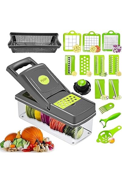 Generic Vegetable Chopper, Professional Onion Chopper, 15 in 1 Multifunctiona...