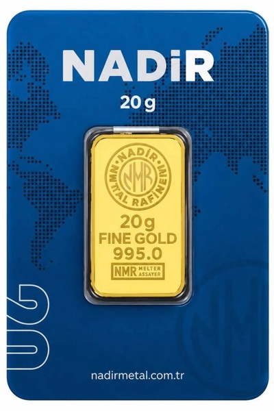Tuğrul Kuyumculuk 20 Gram Külçe Gram Altın 24 Ayar